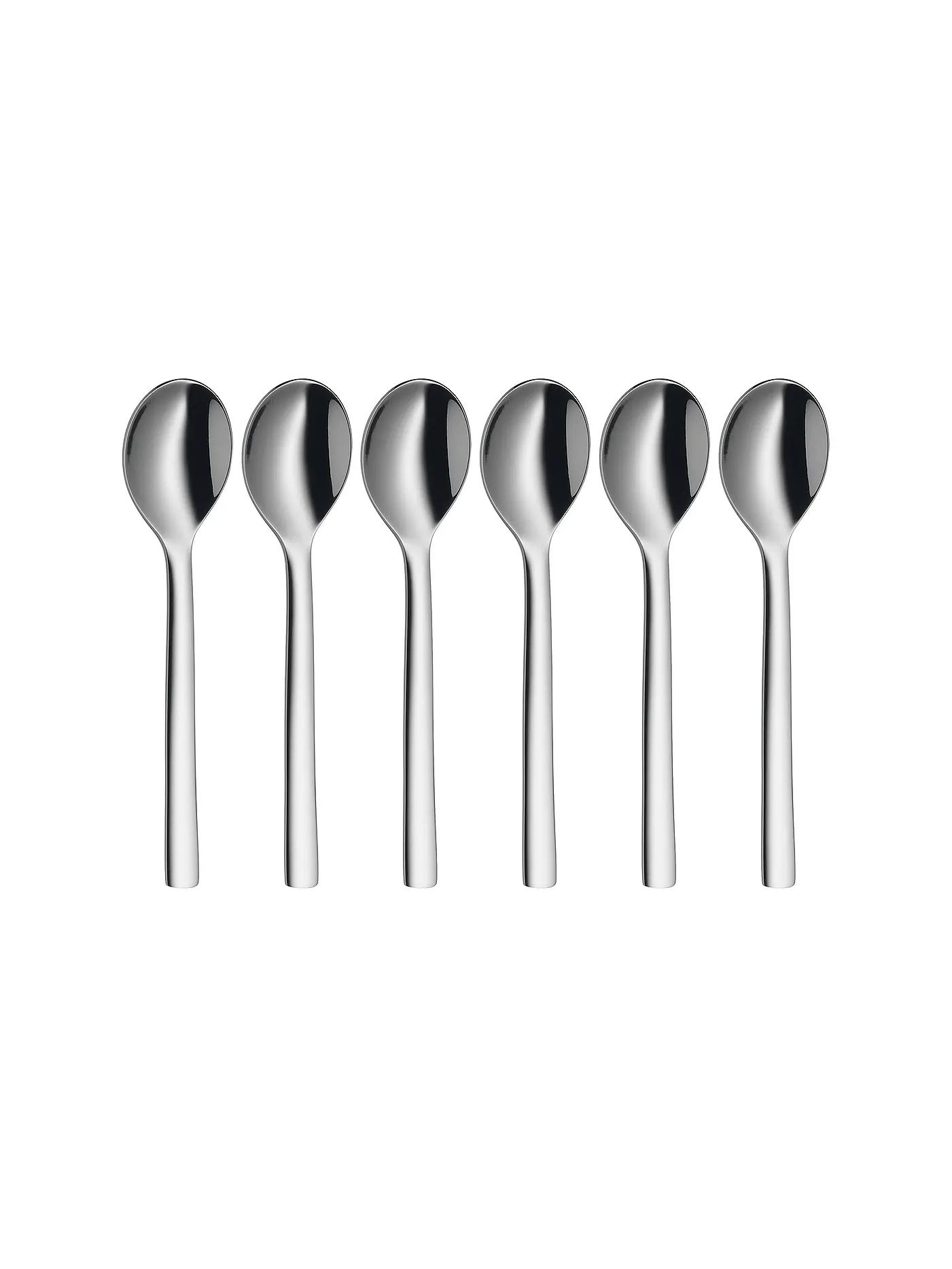 WMF | Espressolöffel-Set 6-teilig NUOVA 11cm Cromargan | 